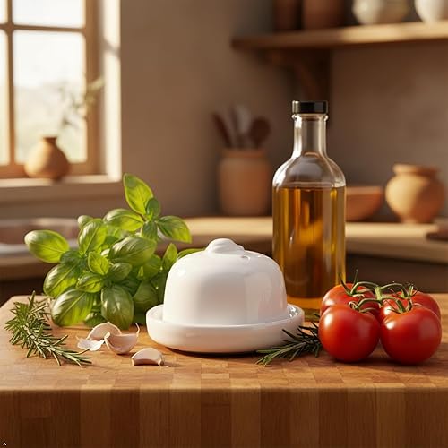 Miniatura 4 de Eurita by Reston Lloyd Terra Cotta - Asador de ajos, color blanco