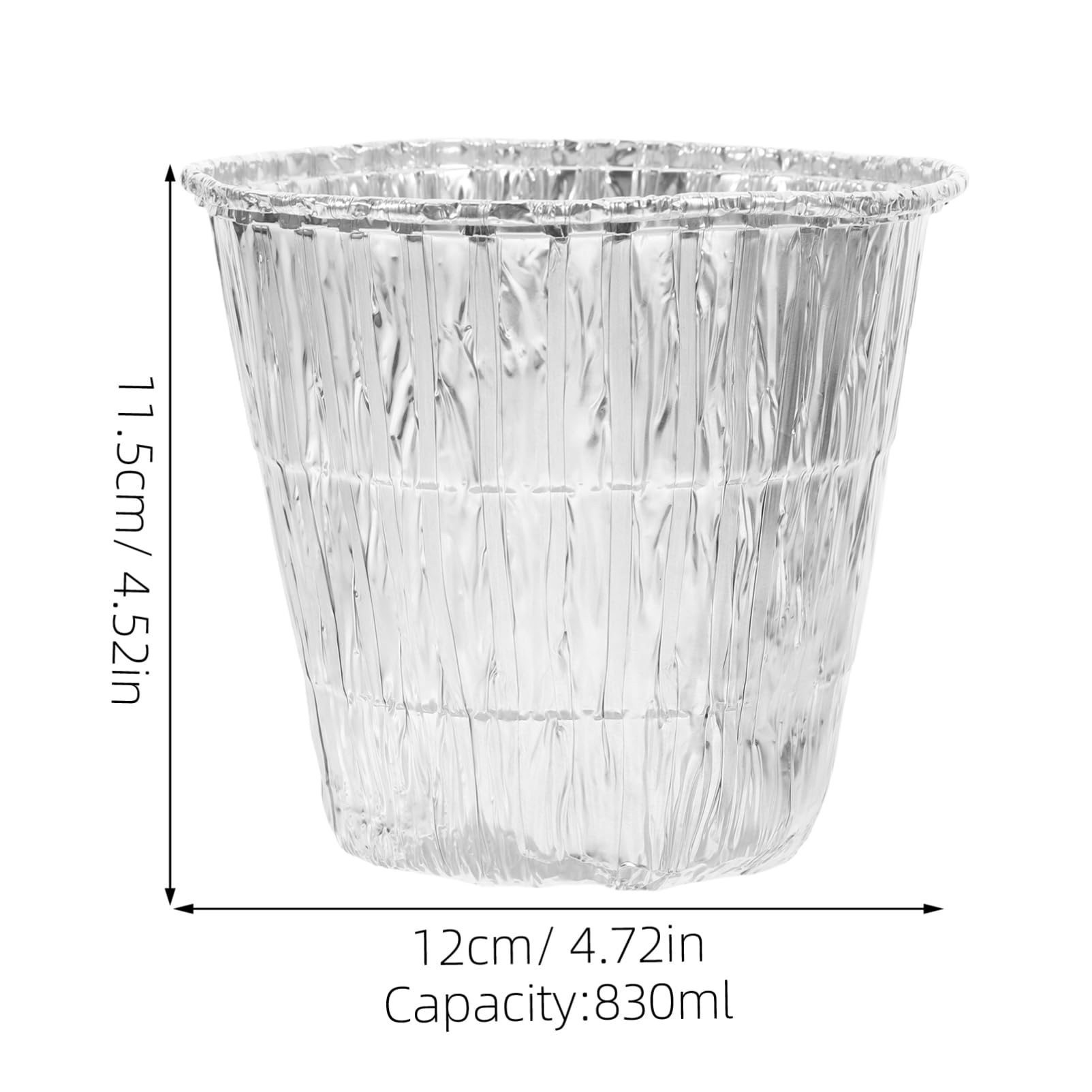 Gogogmee 10Pcs Disposable Aluminum Foil Grease Bucket Liners for Outdoor Grilling Simplifying Cleanup for and Smoker Use Convenient Drip Tray for Effortless Cooking