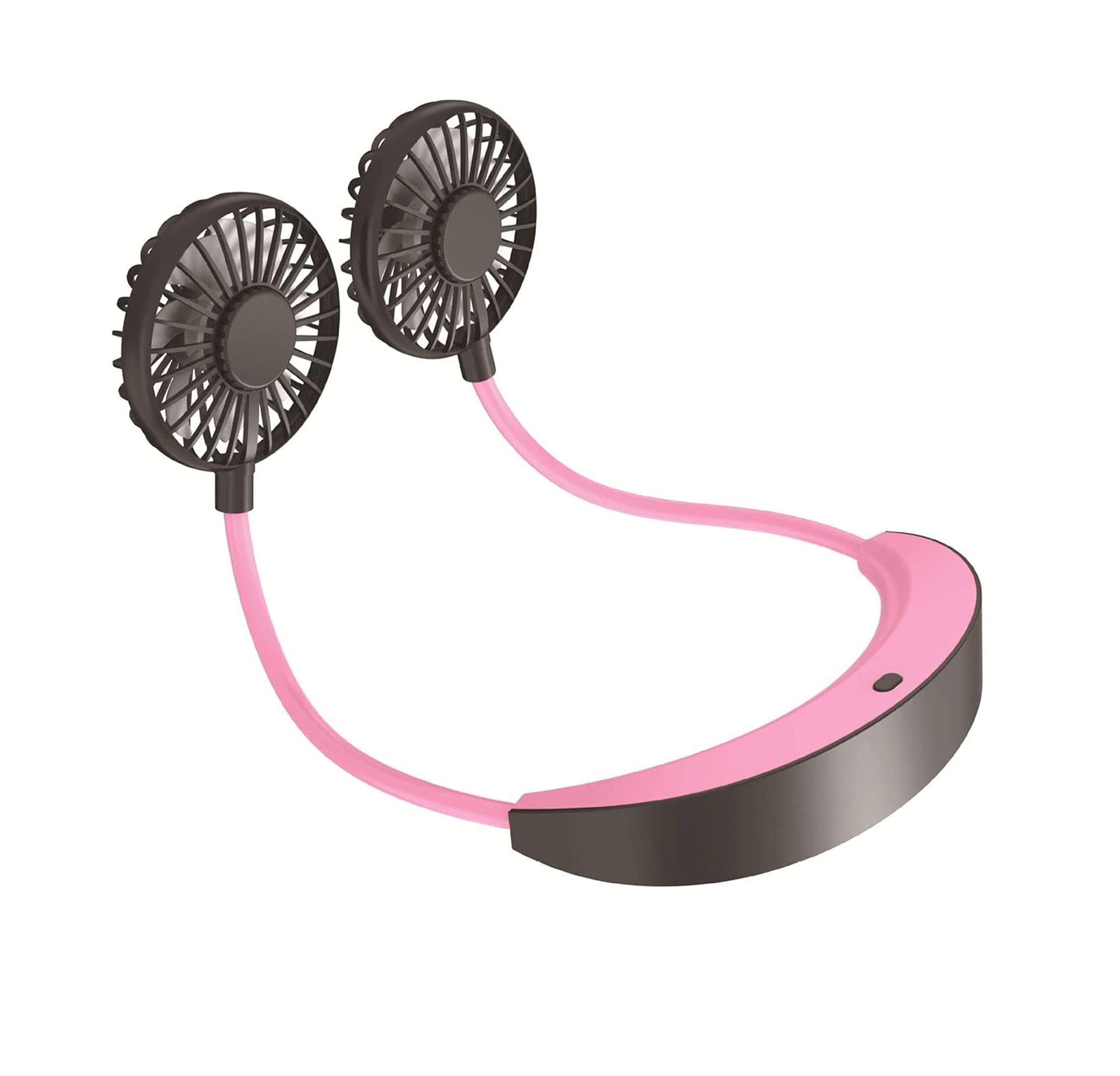 Ventilatore Portatile Ventilatore a Collo Libero a Mano Libera, Mini Ventilatore Personale USB Ventilatore Sportivo indossabile, 3 velocità, USB Ricaricabile, Molto Adatto per Bambini, Ufficio a casa