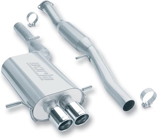 BORLA 140053 Cat-Back Perf. Exh. Sys. para Subaru Impreza WRX 2.0L/2.5L Turbo 4 Cyl. AT/MT AWD 4 puertas/Wagon/2004-2007 Subaru Impreza WRX STI 2.5L