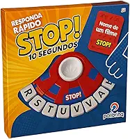 Jogo Tabuleiro Stop 10 Segundos Polibrinq