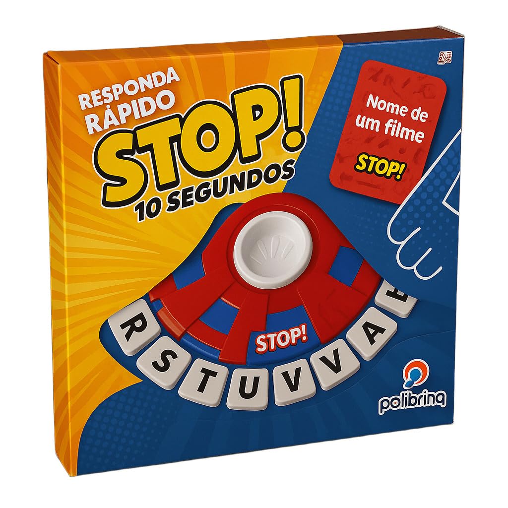 Jogo Tabuleiro Stop 10 Segundos Polibrinq