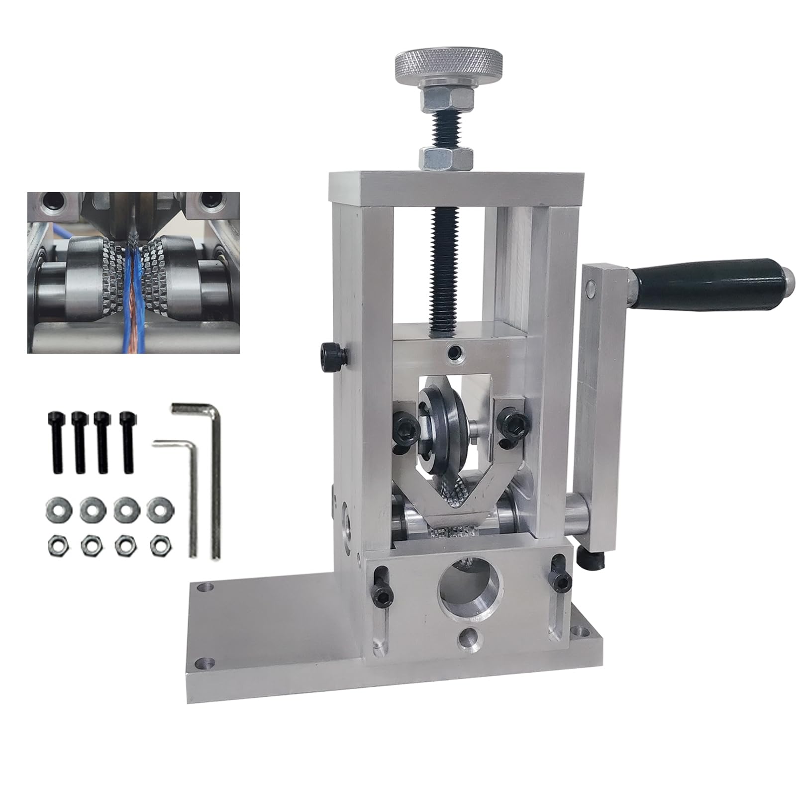 HONSAKU Electric/Manual/Drill Powered Wire Stripper Machine Automatic Tool for Cutting Cable Wire Stripping Wires of 2-25 mm wire stripping machine