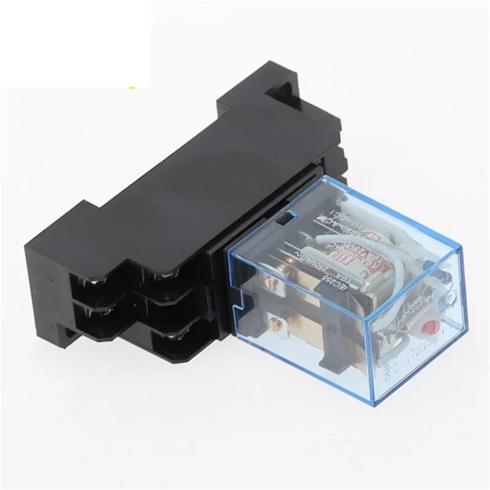 Relé de potencia de bobina de 8 pines, 220/240 V CA, 10 A, LY2NJ, HH62P, HHC68A-2Z, con base de zócalo(AC 110V)