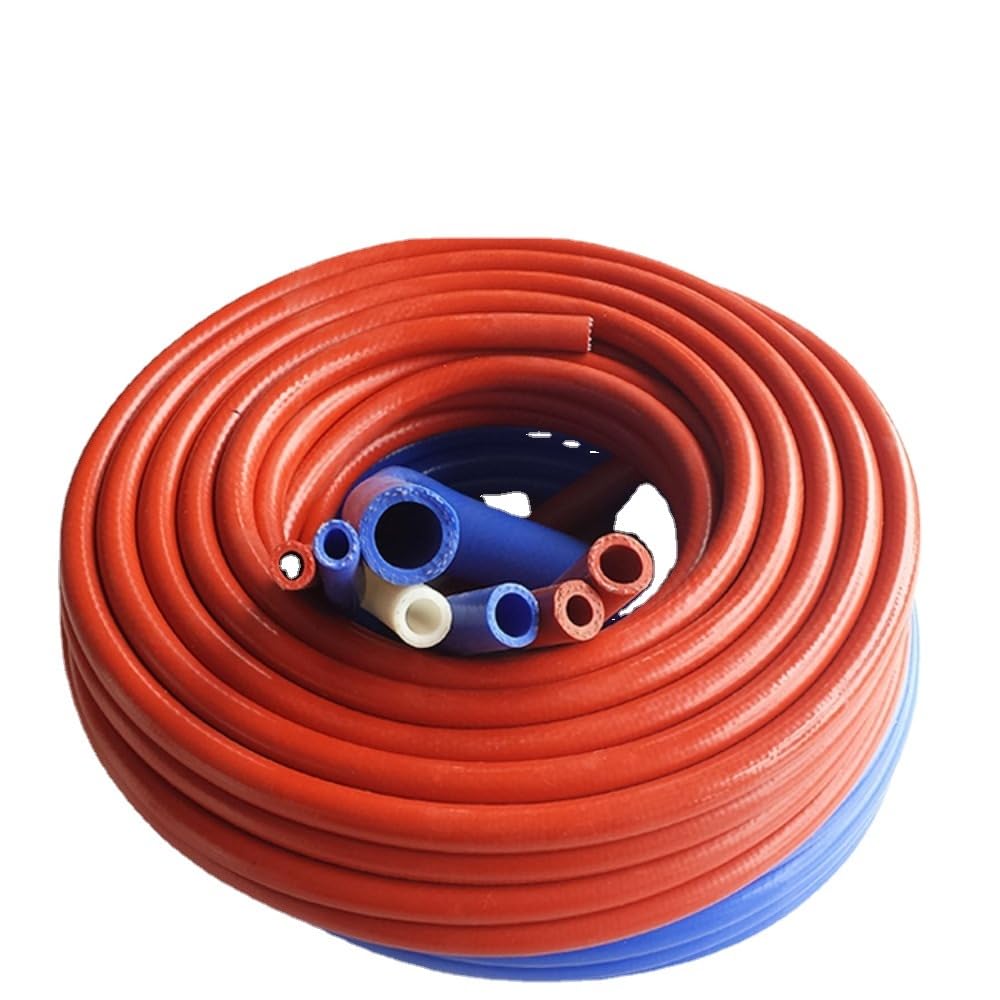 32.8 Feet Long Universal Red Silicone Air Vacuum Hose Fuel Air Silicone Vacuum Hose Line Tube Pipe (12mm * 16mm)