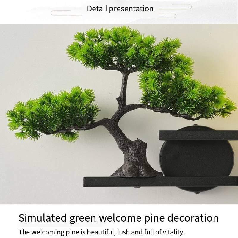 Chinese Style Wall lamp Living Room Background Wall lamp Chinese Style Zen Corridor Stair lamp Villa lamp Welcome Pine Decoration