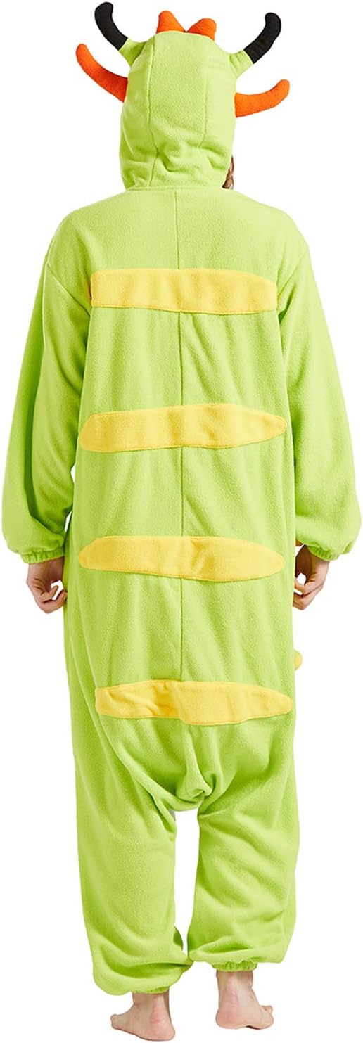 DarkCom Caterpillar Onesie Halloween Costume One Piece Unisex Adult Pajamas Women Men Sleepwear Christmas Pajamas - Image 7