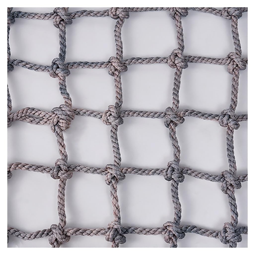 Rete da arrampicata in nylon da 10 mm per bambini e adulti, 1 x 6 m, resistente, per parco giochi all'aperto e arrampicata sugli alberi, rete di sicurezza resistente all'usura, per divertimento