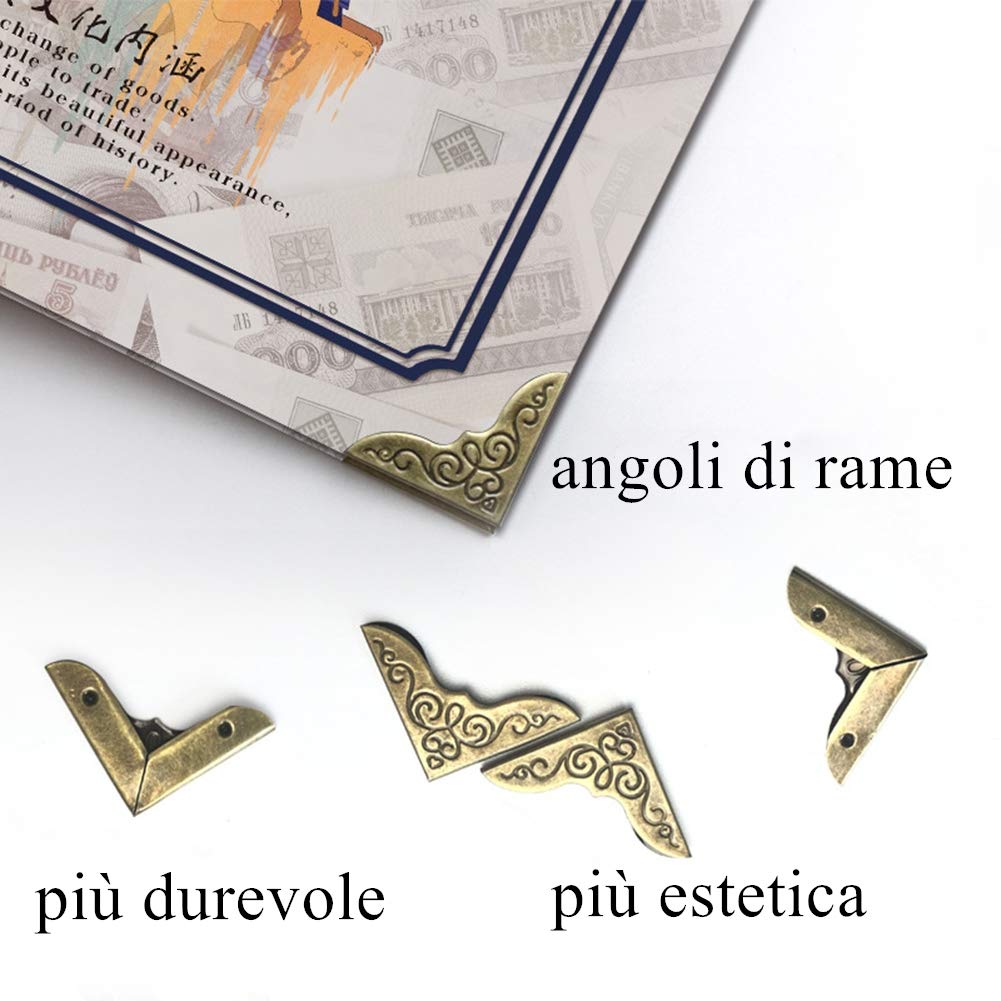 120 Tasche Banconote Album da Collezione di Valuta Mondiale, Raccoglitore Classico Raccolta di Soldi di Carta Libro di Stoccaggio Album Porta Forniture
