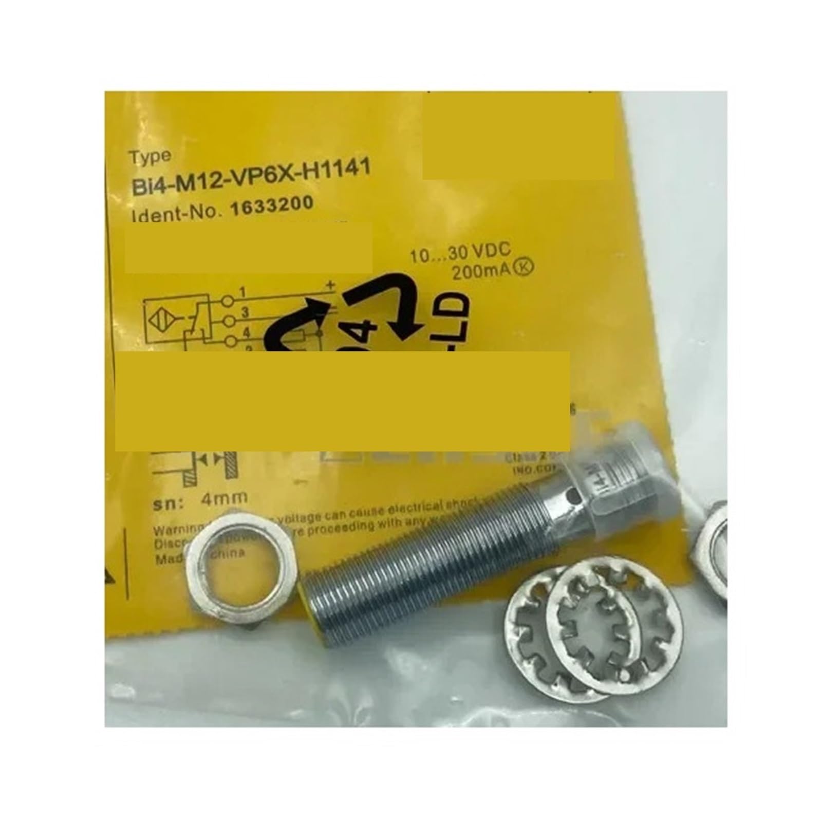 Bi4-M12-VP6X-H1141 Capteur Inductif Cylindrique Commutation PNP M12