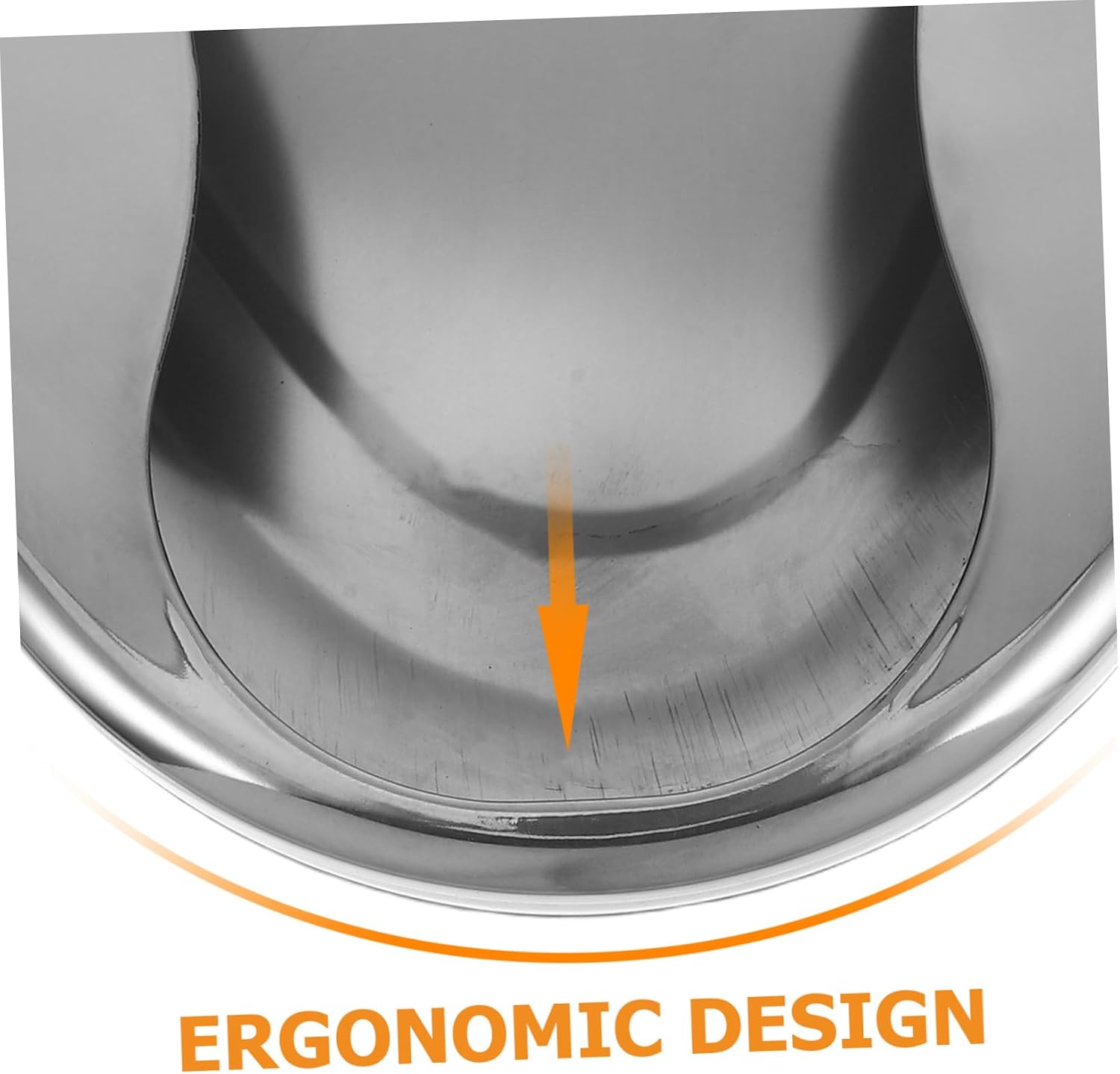 Portable Stainless Steel Bedpan for Elderly Practical Nursing Urinal for Bedridden Patients Easy to Clean and Transport for Nighttime Use
