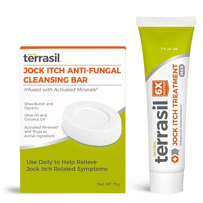 Buy Jock Itch Treatment MAX 14gm and Antifungal Cleansing Soap Kit 6X