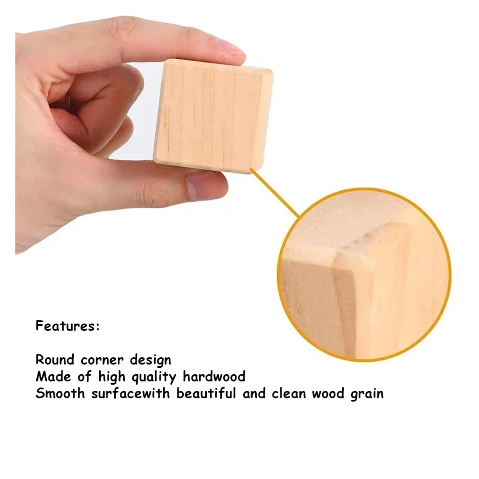 12/24 piezas de madera maciza y lisa sin terminar de 30/35/40 mm, para manualidades, pintura, decoración del hogar, rompecabezas (3 cm, 12 unidades)