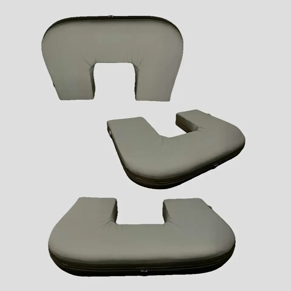 Almofada Amamentação Grande Cinza Gêmeos