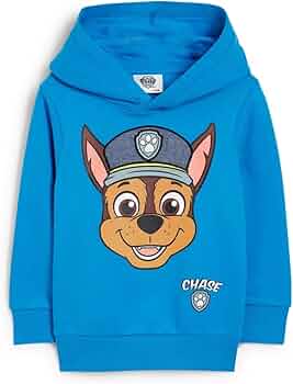 Sweat à Capuche Paw Patrol Garçon 2-3 Ans - Noir, Imprimé Graphique - Excellent état