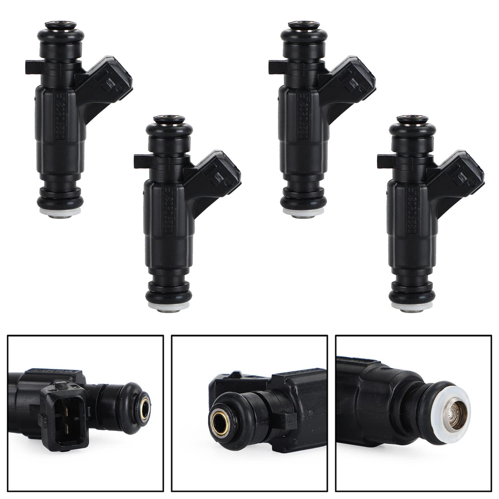 Boquilla Combustible Inyector Para VW Para Golf Para Polo Para Fox Para Viaje Para Flex 1.6L #0280156403 032906031R Accesorios De Coche Inyectores De Combustible 4 Uds Inyector Combustible