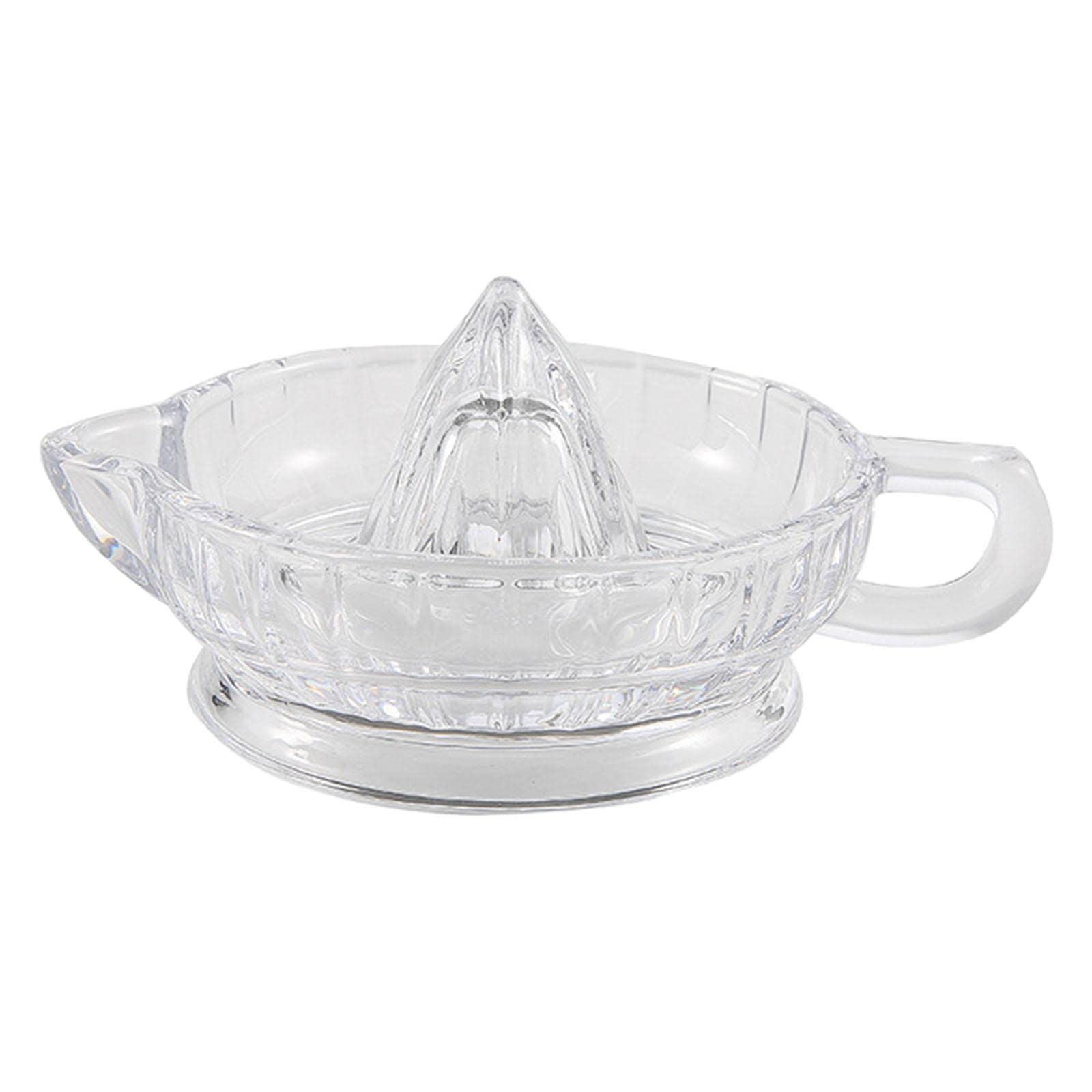 Exprimidor de limones de cristal con mango, práctico utensilio de mano de cocina