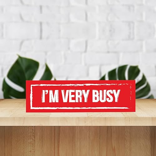 Vista 27 de Andaz Press Divertido plato de escritorio de oficina, placa acrílica Everyday I'm Hustlin para el hogar, escritorio, gerente, jefe, trabajo