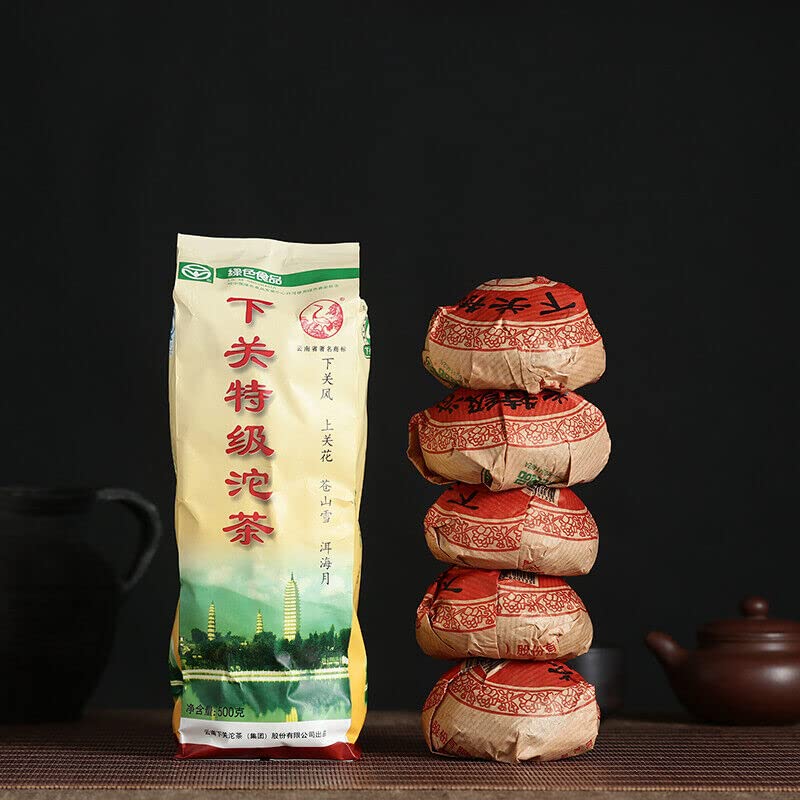 Xiaguan Te Ji Tuo Cha Té Verde Puer Cha Original 500g