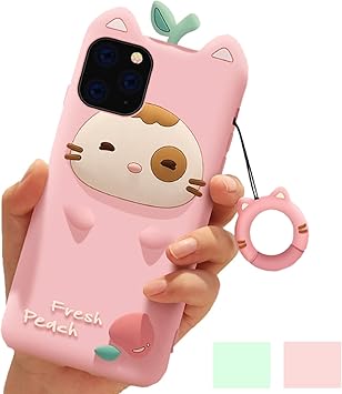 Amazon Iphone12pro Max ケース クリア シリコン おしゃれ 海外 クリアケース かわいい おしゃれケース シリコンケース おもしろ ストラップ ストラップホール 耐衝撃 ストラップホール付き ソフトケース 猫 うす型 おもしろい 可愛い 衝撃吸収 スマホカバー