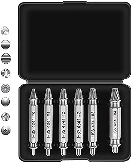 Damaged Screw Extractor Set-Valentine's Stocking Stuffers for Men,Gifts for Dad Husband,Easy Removal of Broken Screws & Bolts Drill Bit Tools