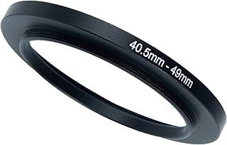 40.5mm to 49mm Step-Up Ring Filter Adapter for All Brands UV ND CPL Metal Ring Step-Up Rings Adapter Filter (40.5mm-49mm)