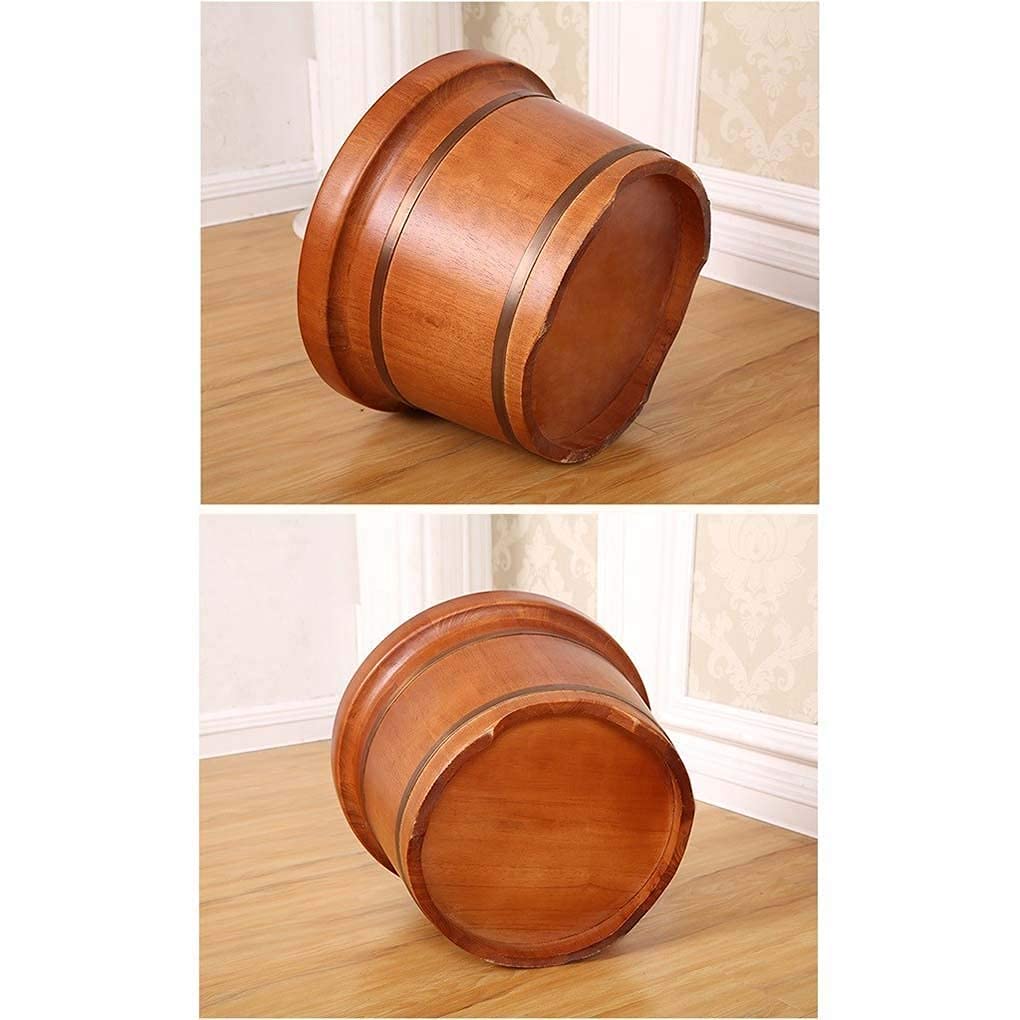 Vaschetta per pediluvio, Vaschetta per pediluvio in Legno, Secchio per Vasca per pediluvio, Massaggio, Spa, Sauna, Ammollo, Pediluvio Secchio in Legno Spa per pediluvi Lavabo per Uso Domestico