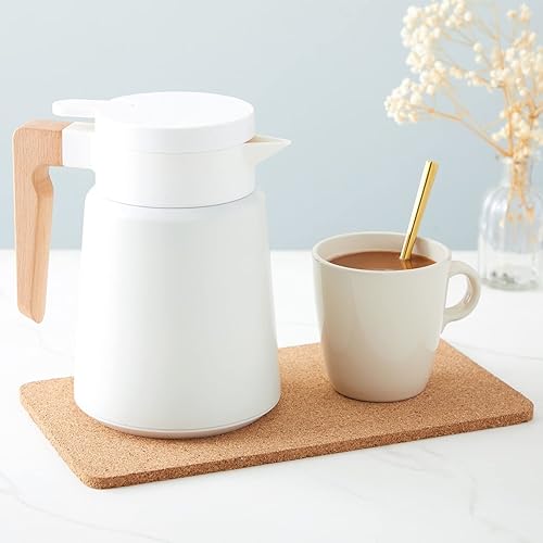 Miniatura 2 de Juvale Salvamanteles rectangulares de corcho para platos calientes, paquete de 3 unidades, 12.5 x 6.6 pulgadas, rectangulares marrones, manteles