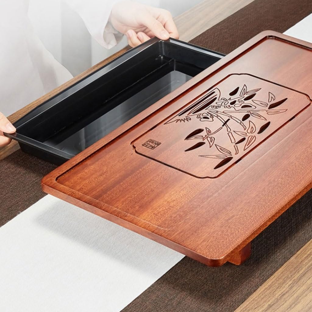 Tea Tray Fashionable and Simple Household Tea Set Tea Tray Office Reception Special Kung Fu Tea Tray Tea Brewing Table Tea Trays