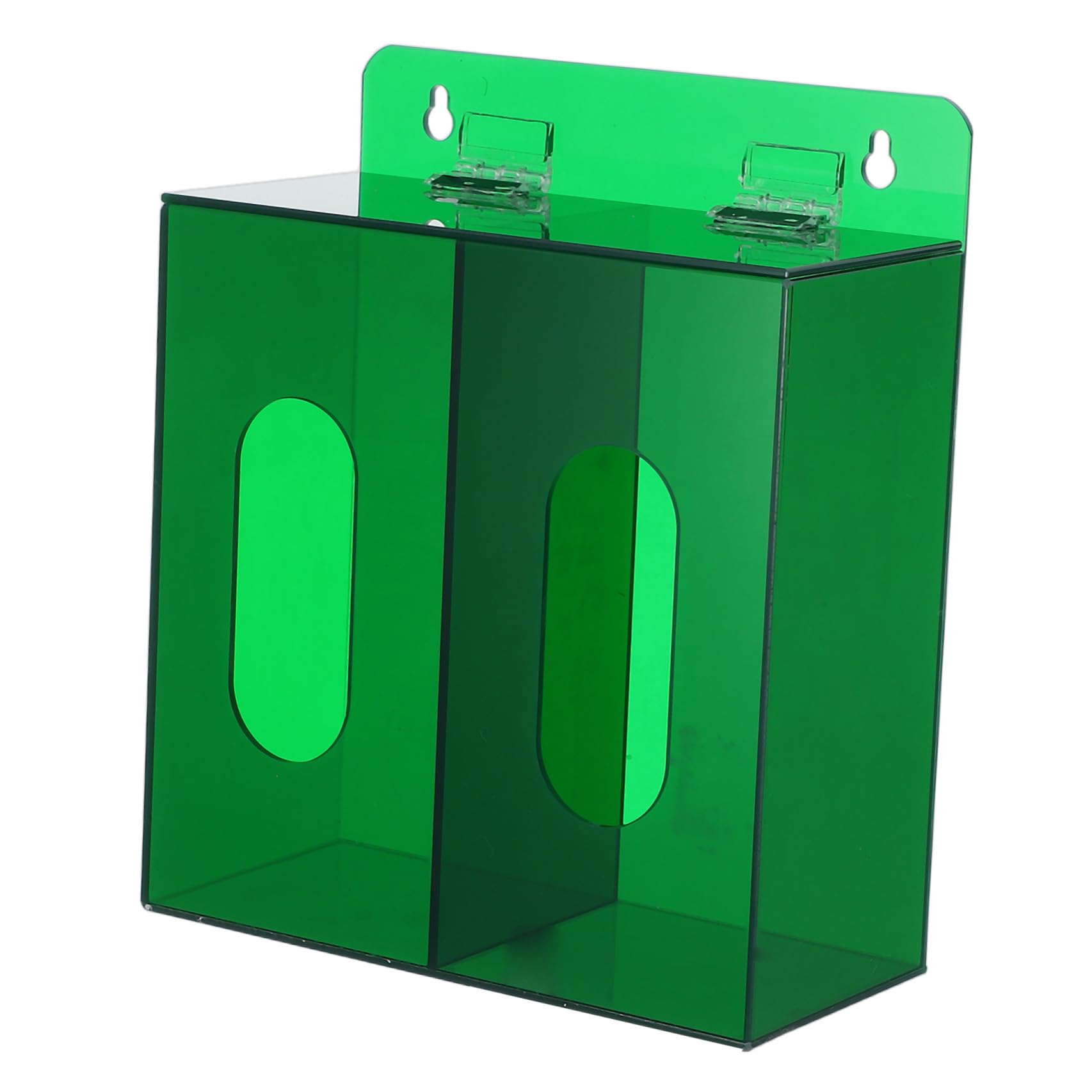 Zerodeko Scatola Porta Mascherine con Supporto per Guanti da Muro in Acrilico Organizzatore Salvaspazio per Maschere Protettive e Guanti