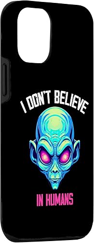 Miniatura 6 de iPhone 12 Pro Max I Don't Believe In Humans UFO Alien Space Lovers Case