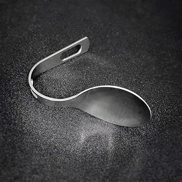 MOMOMAGE Self Bending Spoon Magic Tricks Bend A Spoon in Hand Magic Accessories Close up Illusions Gimmicks Mentalism Comedy Props
