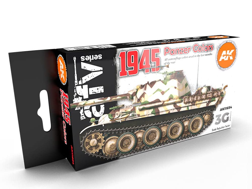 Ak Interactive Ak Acrylics 3Gen Avf Set Ak11654 1945 German Late Colors 3G (6X17ml)
