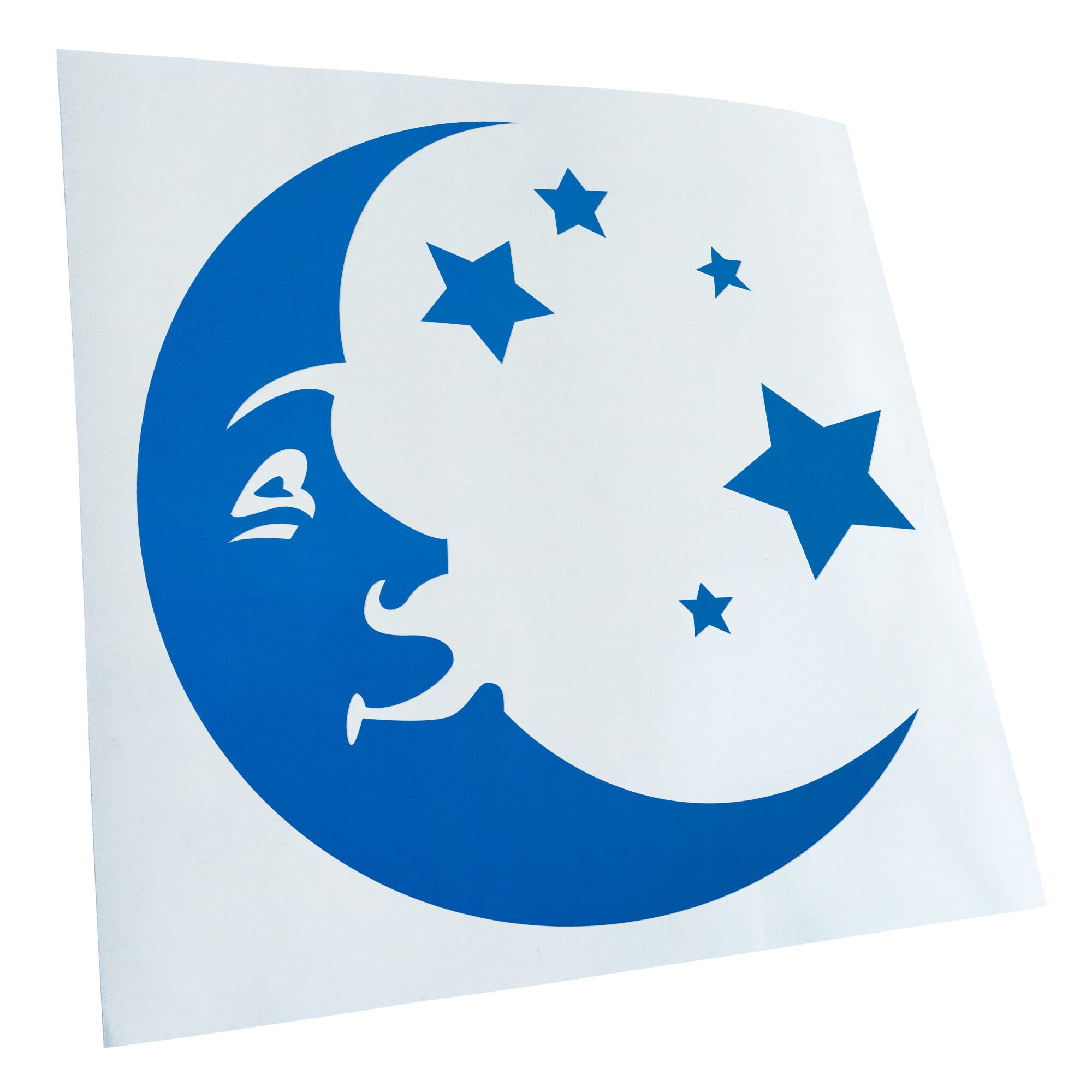 Moon and Stars JDM Decal Racing Die Cut Sticker 11 x 11 cm