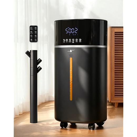 4.76Gal/18L Humidifier Large Room Bedroom Home 2500 sq ft,Black