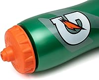 Vista 3 de Gatorade Botella Deportiva de Agua con Exprimidor de 32 Oz - Paquete de Valor de 6 - Nuevo Diseño de Agarre Fácil para 2014