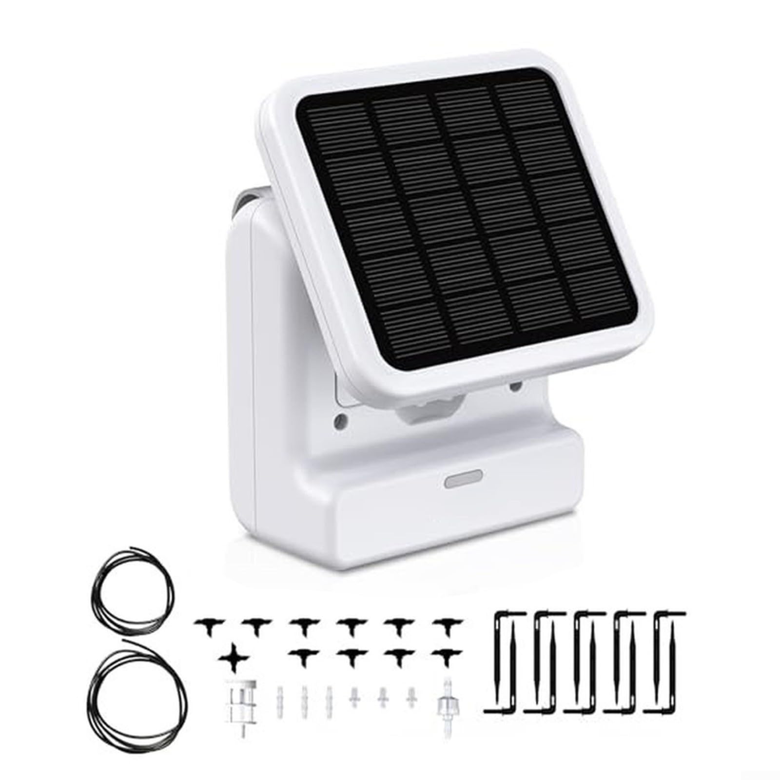 Sistema di irrigazione a goccia solare WiFi con controllo tramite app, kit di irrigazione automatica con protezione da carenza d'acqua IP54 impermeabile spruzzatore intelligente supporta fino a 10