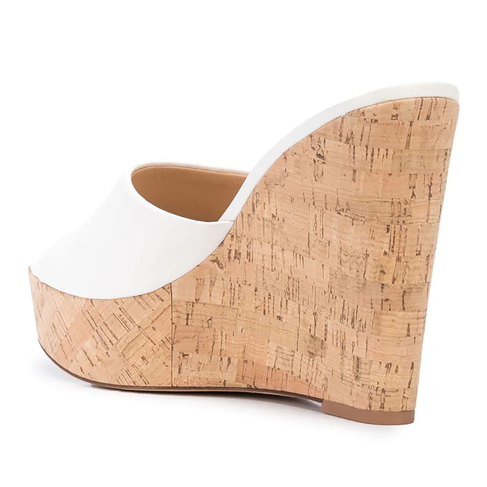 Damskie koturny Sandały Obcasy Wsuwane Platforma Espadryle Wysoki obcas Otwarte Palce Letnia Sukienka Pantofle Buty