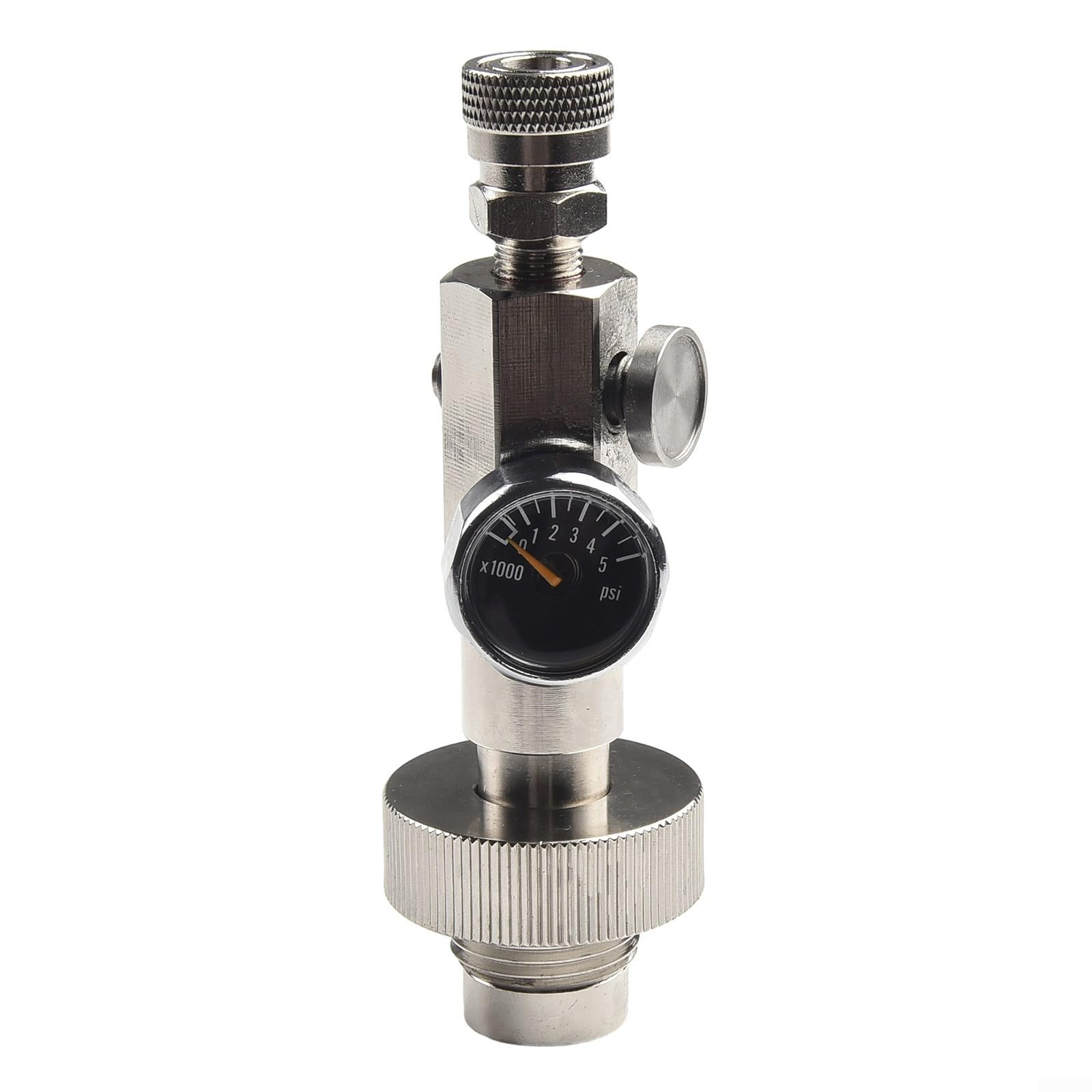 4500 Psi HPA Scuba DIN-Füllstation-Adapter mit Manometer, 8 mm Schnelltrennung für G5/8-Ladeventil