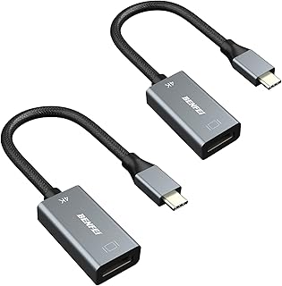 BENFEI 2 Pack USB C to HDMI Adapter (4K@60Hz),USB Type-C to HDMI Adapter [Thunderbolt 3/4 Compatible] with iPhone 15 Pro/Max, MacBook Pro/Air 2023, iPad Pro, iMac, S23, XPS 17, Surface Book 3 and More