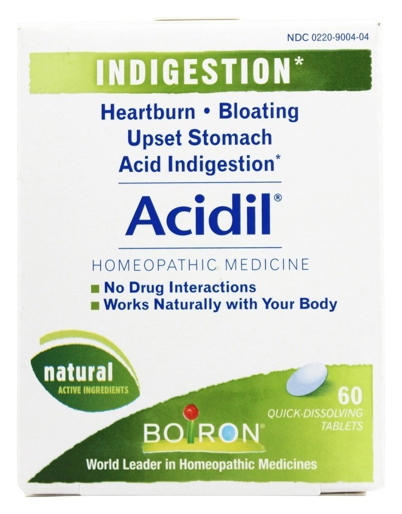 Boiron Acidil-Heartburn 60 Comprimidos | Frete Grátis – Vitaminer Shop