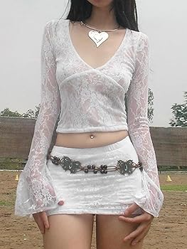 Women Tie-Dye Pattern Long Shirt Fashion Long Split Sleeve