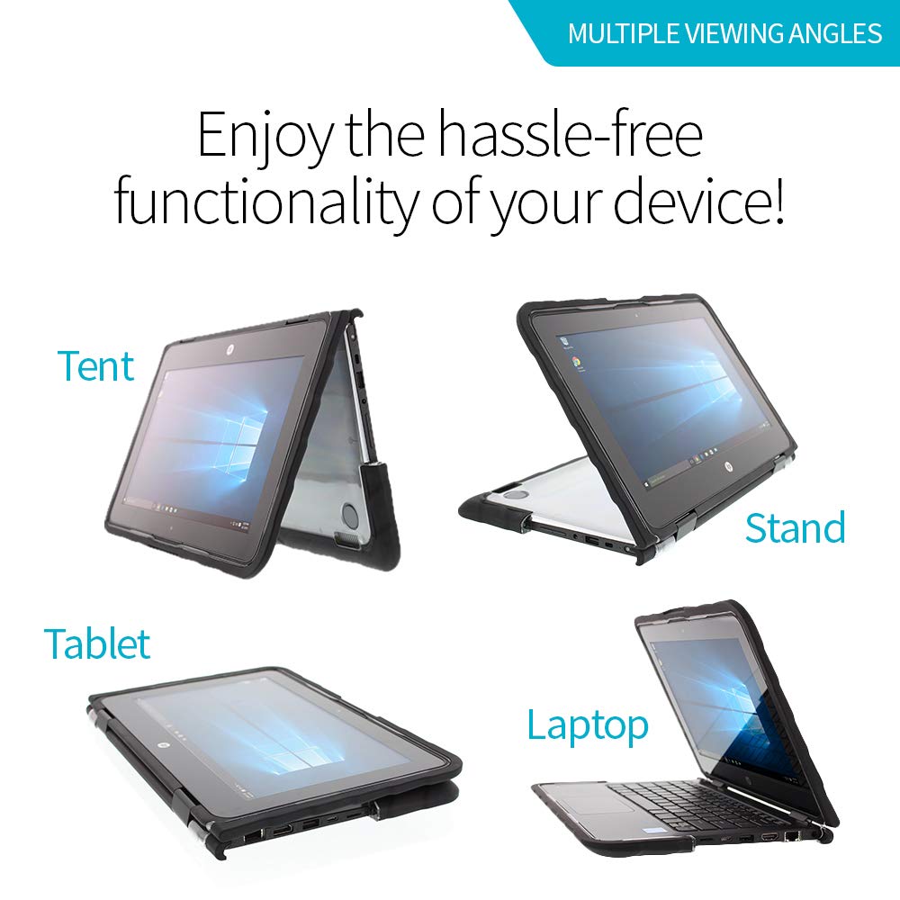 GumDrop Laptop Case, Transparent/Black Polyester (DtHpeb13g2Blk) Buy