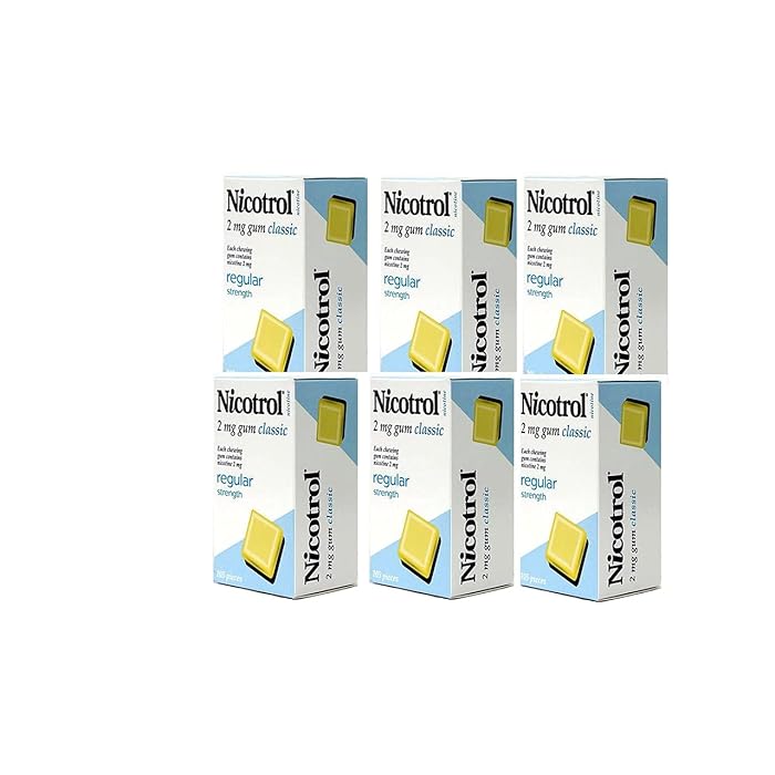 Buy Nicotrol Nicotine Gum 2mg Classic/Original 6 Boxes 630 Pieces by