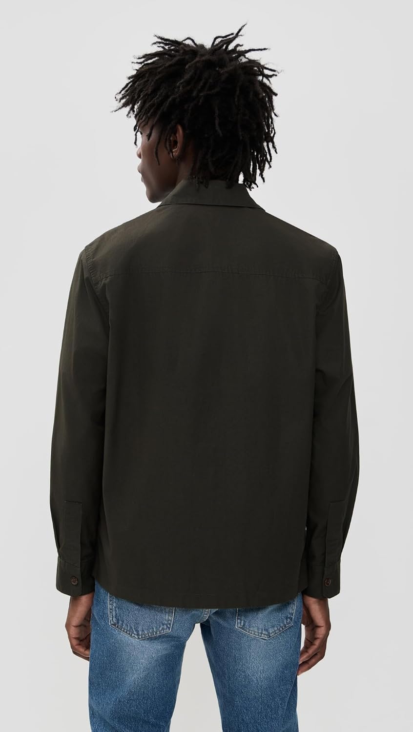 Madewell Men's Cotton Poplin Overshirt - Image 4