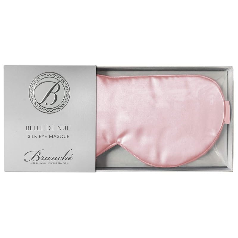 Máscara de dormir para olhos Branché Belle De Nuit em seda 6A, 22 momme, Blush
