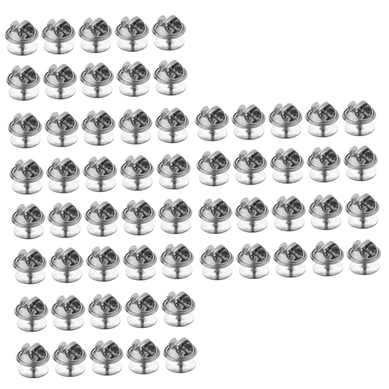 NUOBESTY 360piezas Alfileres De Seguridad Base De Para Broches Sujetadores De Solapa y Accesorios De Joyería