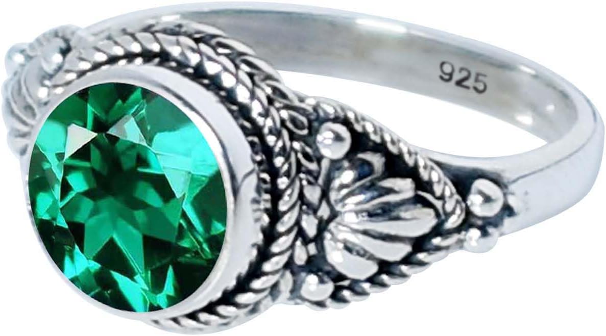 Citrine Quartz Ring 925 Sterling Silver Ring For Women Girls Everyday Jewelry Handmade Boho Ring Natural Gemstone November Birthstone Ring Gift For Her Love Ring