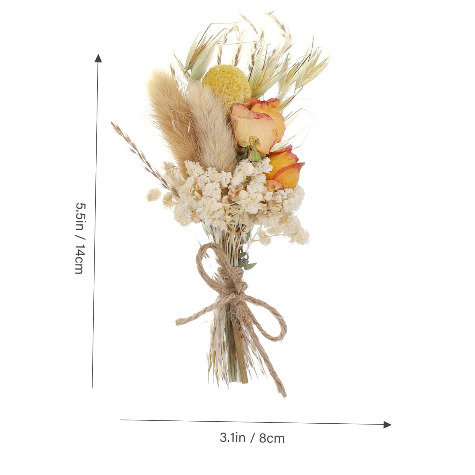 Alipis 4 Sätze Mini Trockenblumenstrauß Getrocknete Blumen Kreative DIY Für Hochzeiten Und Heimdekoration Geschenkidee Für Besondere Anlässe 6 Stück * 4
