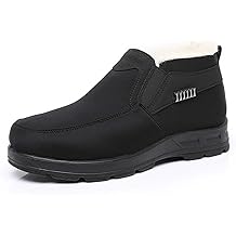 Snow Boots Mens, Winter Thermal Boots Slip Comfortable Outdoor Insulated Warm Fleece Lined Cold Shoes For Snowy Conditions